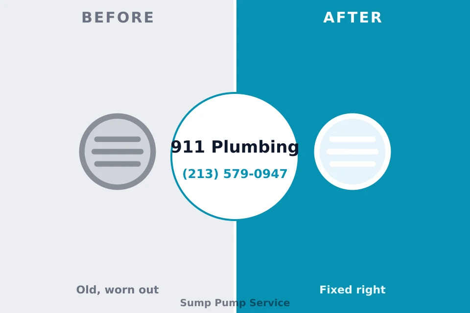 Before and after: plumbing repair Lake Park, IA